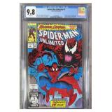 CGC 9.8 Spider-Man Unlimited #1 1993 Marvel Comic
