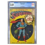 CGC 2.0 Superman #53 1948 Key DC Comic Book