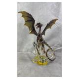 Glass & Plastic Fantasy Dragon Statue