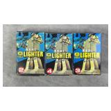 Geni Gold Lighter Robots #2-4 Sealed Contents