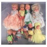 Assorted Vintage Vinyl Dolls