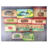 Vintage Plasticville USA Boxed Kits