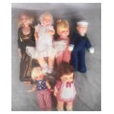Vintage & Modern Era Plastic Dolls Grouping