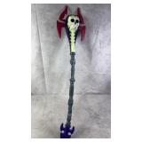 1990 MOTU 40" Skeletor Skull Staff