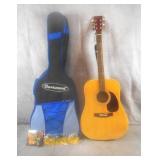 Bushwood Model JW-41F Acoustic Guitar