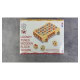 Looney Tunes Wooden Block Wagon