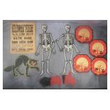 Vintage Halloween Broadside, Decorations & Plates