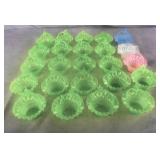 Vintage Plastic Nut/Candy Party Favor Baskets