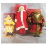 Contemporary Santa Claus Display Figures