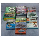 13pc Classic & Vintage Car Model Kits