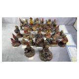 27pc 1980s-90s Tom Clack Gnome Figure Collection