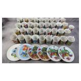 43pc Smurf Mugs & Collector Plates+