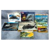 8pc Assrtd Military Model Kits