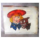 Vtg Buster Brown & Tige Plexiglass Display Sign