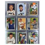 54pc 1951 & 1952 Bowman Baseball Cards w/ HOF