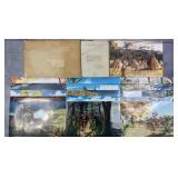 1953 Pontiac Motors Indian Illustration Set