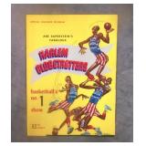 1958 Harlem Globetrotters Basketball Program