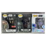 Star Wars Exclusive Funko Pops w/ #297 Boba Fett