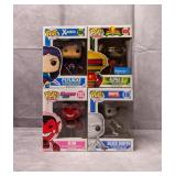 4pc NIP Funko Pops W/Marvel & Exclusive