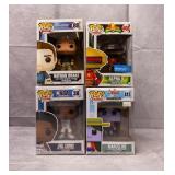 4pc NIP Funko Pops W/Power Rangers & Exclusive
