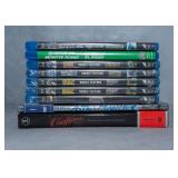 9pc Godzilla Blu-Rays & Dvd
