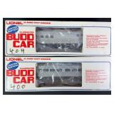 Lionel #400 & #404 Illuminated Bud Cars