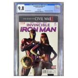CGC 9.8 Invincible Iron Man #7 2016 Marvel Comic