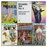 6pc Bizarre Sex #1-10 Kitchen Sink Comic Books