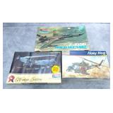 3pc Sealed Model Kits W/Huey Hog & Wild Weasel