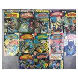 13pc Detective Comics #460-500 Key DC Comic Books