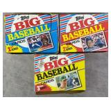 1988 Topps Baseball Series 1-3 Big Card Pack Boxes