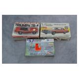 3pc Sealed Classic Car Model Kits