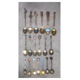 Antique/Vintage Foreign Silver/Silverplate Spoons