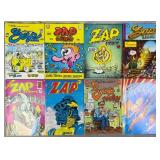 8pc Zap Comix #1-13 Apex Novelties Comic Books
