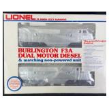 Lionel #8055 & #8056 Burlington F3A Diesel Set