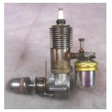 Vintage Brown Jr. Hurleman Model Airplane Engine