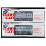 Lionel #8764 & #8765 Illuminated Budd Cars