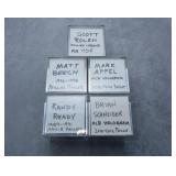 5pc Philadelphia Phillies Signed Baseballs W/HOF