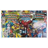 23pc Captain America #198-221+ Marvel Comic Books