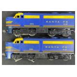 Lionel #204 Santa Fe Diesel Locomotives