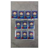 10pc Sealed 1989 Upper Deck Baseball Card Packs