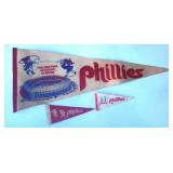 Philadelphia Phillies Phil/Phillis Mascot Pennants