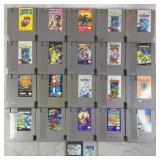 22pc Nintendo NES Video Games+ w/ Super Mario