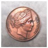 1849 French Medal Image of the Republic