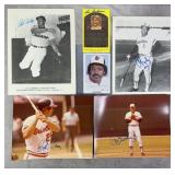 Signed Baseball Photographs+ w/ HOF