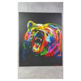 Original Inmate Artwork Grizzly Bear