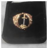 Franklin Mint 10k & Sterling Man