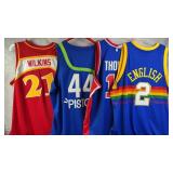4pc Reebok HOF Basketball Player Jerseys