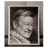 John Wayne Signed 8x10 Photo