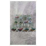 12pc Hess Truck Collector Glasses